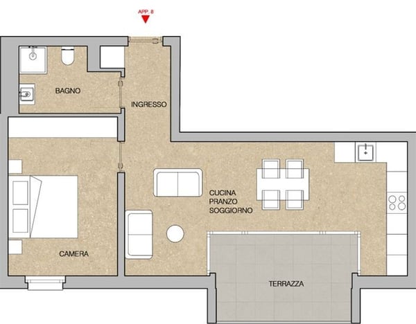 Appartamento 2.5 locali in Nuova Residenza a Giubiasco 6