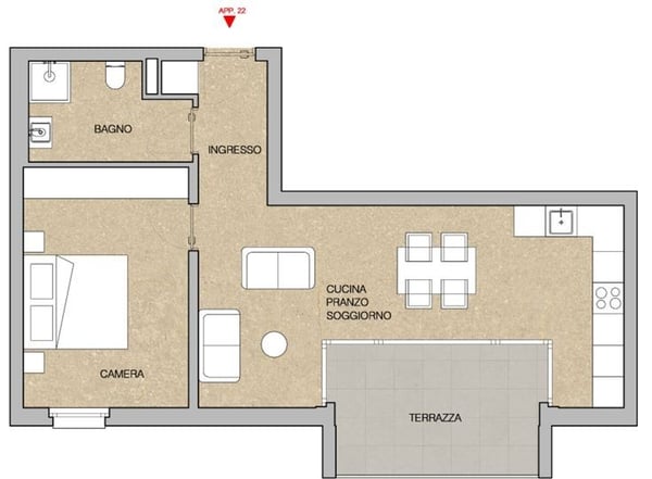 Nuovo e Moderno 1.5 locali A Giubiasco 4