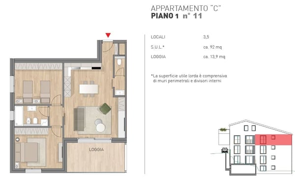 VACALLO – 4.5-ZIMMER-WOHNUNGEN ZUM VERKAUF AN EINKOMMEN 13