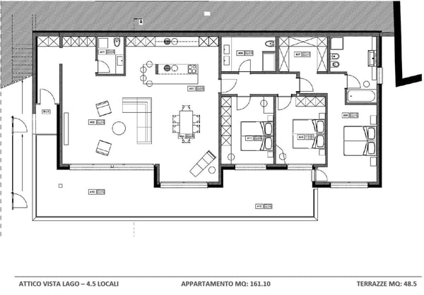 GORDOLA – PENTHOUSE 4.5 ZIMMER, PANORAMABLICK AUF DEN LANGEN SEE/ZWEITE WOHNUNG 7
