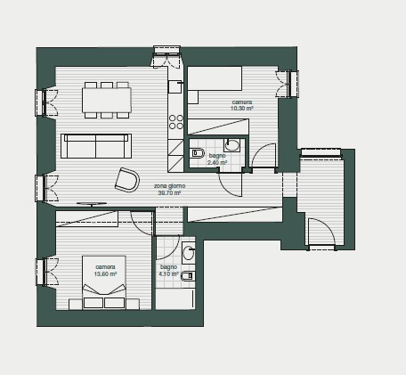 SAN BERNARDINO – 1.5 LOC. DESIGN CONTEMPORANEO IN RESIDENZA LARIX 14