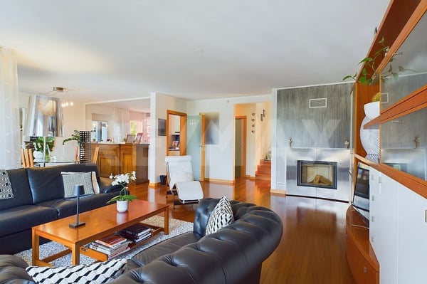 Vivere il panorama in casa luminosa e moderna a Lugano-Davesco 1