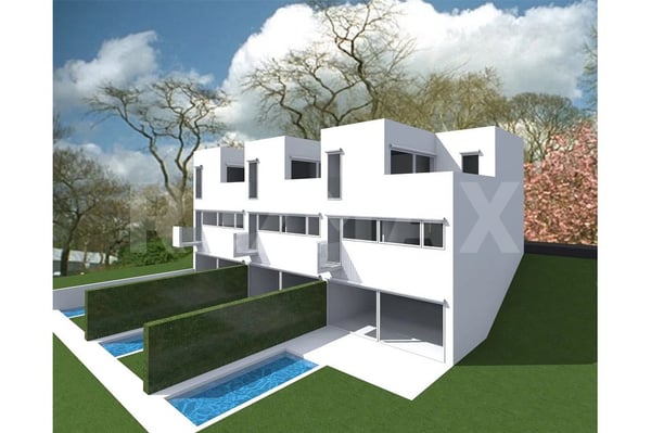 Progetto residenziale di tre villette a schiera 1