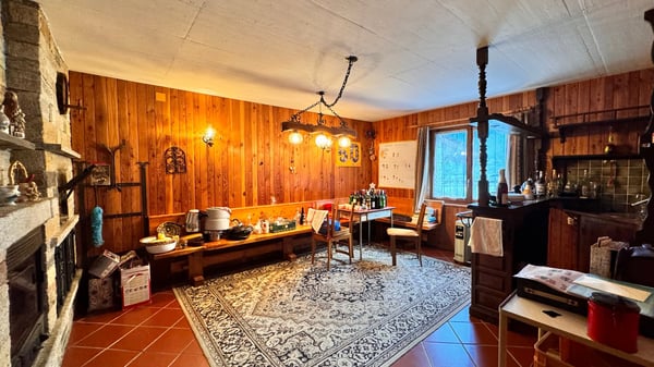 rif. 2018 CASA BIFAMILIARE TICINESE-GRANDE POTENZIALE NEL VERDE CON BOX AUTO 20