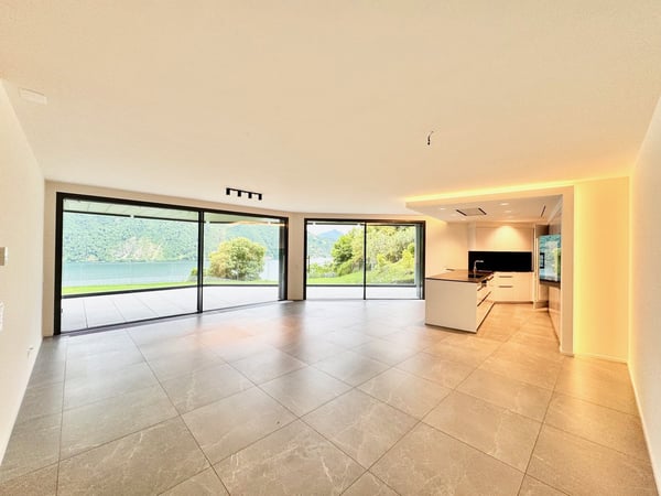 3716 -PRESTIGIOUS DUPLEX APARTMENT NEW RESIDENCE IN LUGANO CASTAGNOLA 1