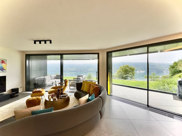 3716 -PRESTIGIOUS DUPLEX APARTMENT NEW RESIDENCE IN LUGANO CASTAGNOLA 2