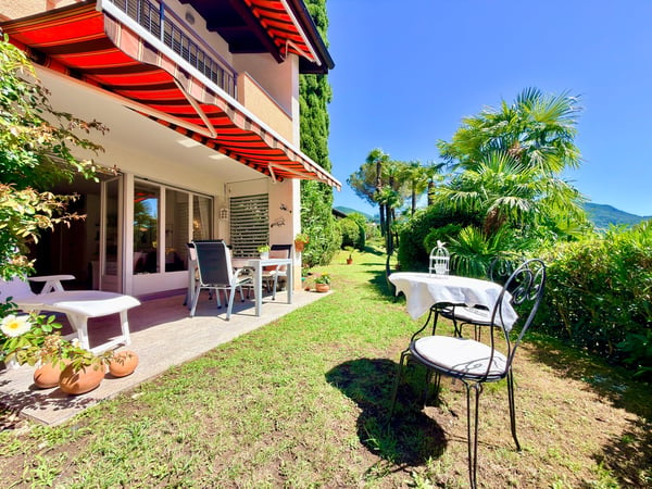 3788 ZWEITWOHNSITZ  WUNDERSCHÖNES EINZIMMERWOHN. MIT SEEBLICK, TERRASSE UND GARTEN 1