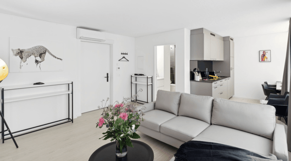 Möblierte 2-Zimmer-Wohnung mit Service im Zentrum von Bern 1