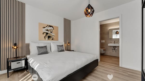Moderne möblierte 2-Zimmer-Wohnung mit Service und Balkon in Biel 5