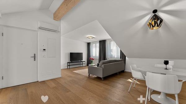 Eklusive möblierte 2.5-Zimmer Attika Wohnung mit Service und Terrasse in Biel 3