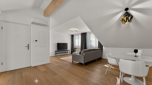 Eklusive möblierte 2.5-Zimmer Attika Wohnung mit Service und Terrasse in Biel 3