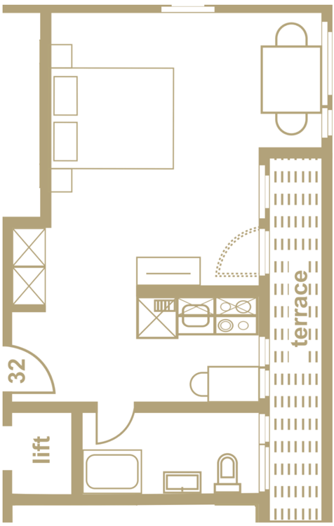 Möblierte 4-Zimmer-Wohnung mit Service und Balkon - Stadtzentrum Zürich 11