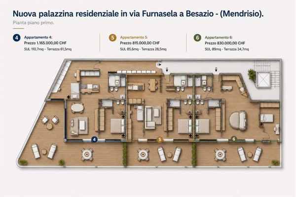 BESAZIO - ESCLUSIVA RESIDENZA DI SOLE 6 UNITÀ ABITATIVE 5