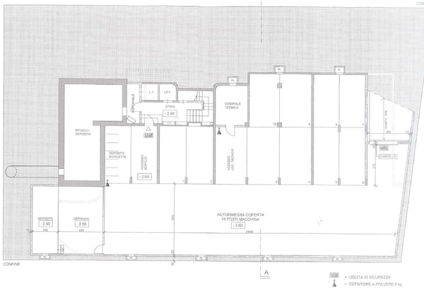 Ufficio ca. 220 m² in stabile rappresentativo con posteggi 13