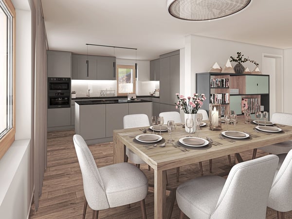 Im Umbau: 4.5-Zimmerwohnung mit wunderschöner Aussicht mit Sitzplatz und Garten 4