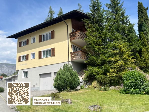 Charmante 3.5-Zimmerwohnung mit Balkon und Garagenbox in Laax 1