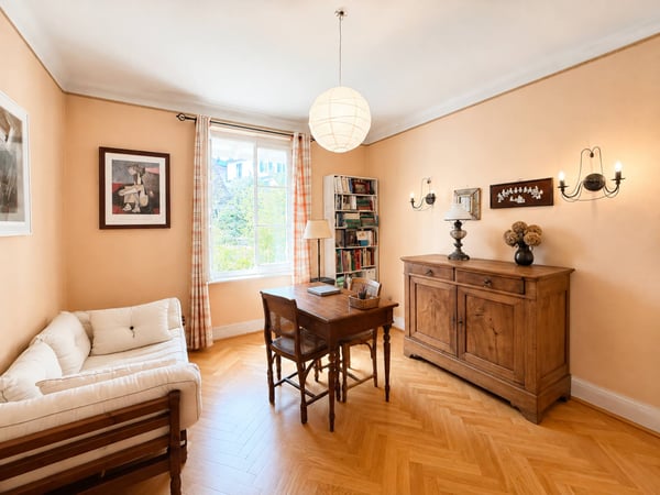 Maison individuelle avec jardin, centre-ville de Lausanne, vue dégagée 11