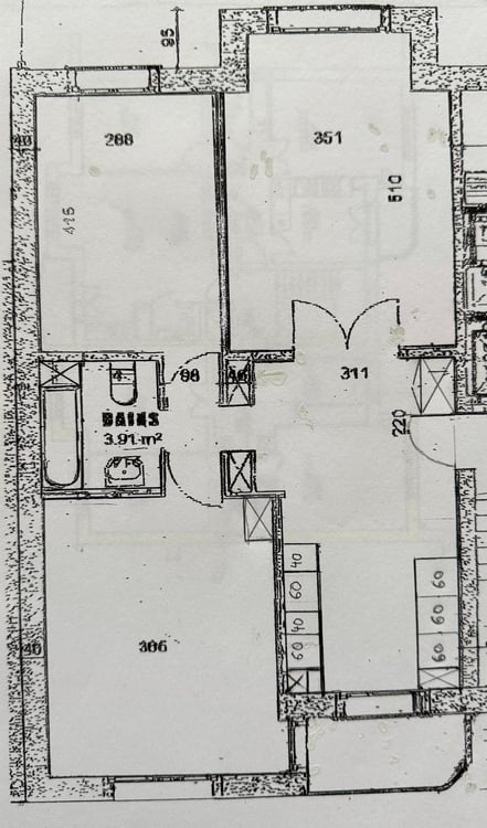 Magnifique appartement de 1 pièces, 4ème étage, env. 15 m2 6