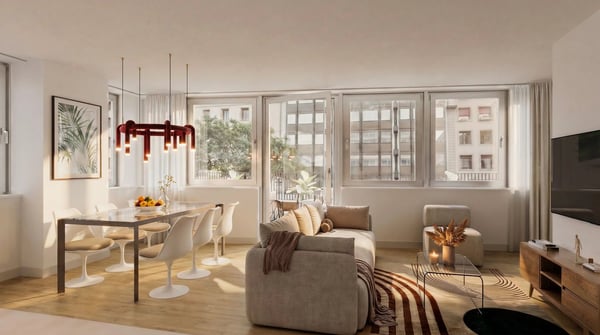 Appartement de 2 pièces neuf en plein centre Rive droite 2