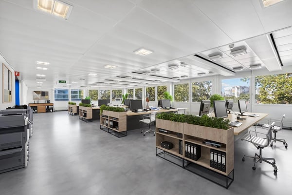 Surfaces administratives aménagées aux Charmilles 6