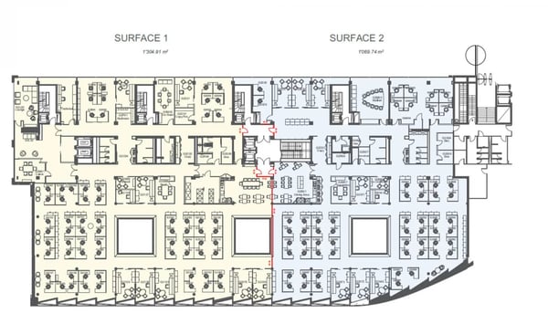 Surfaces commerciales à l'Avenue du Bouchet 2-12 11