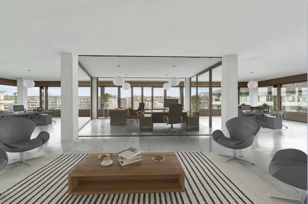 Surfaces administratives de 900 m² aux Acacias 3