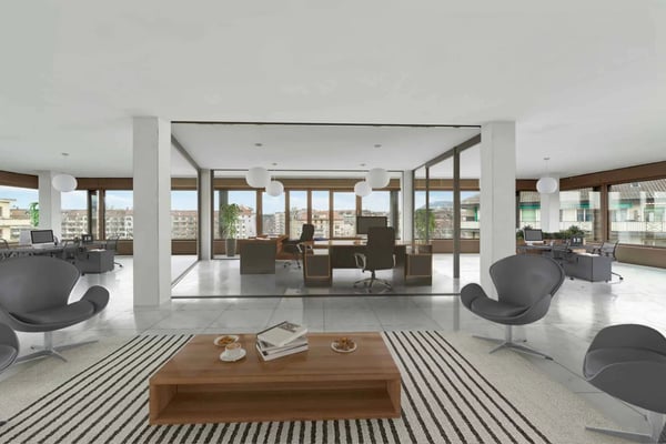 Surfaces administratives de 1190 m² aux Acacias 3