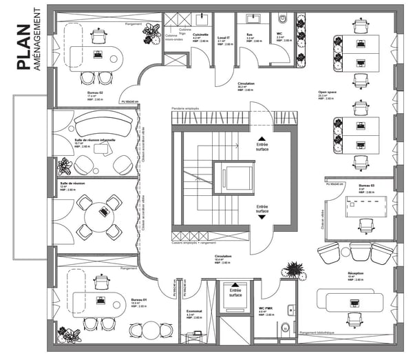 Belles surfaces à louer à Malagnou 13