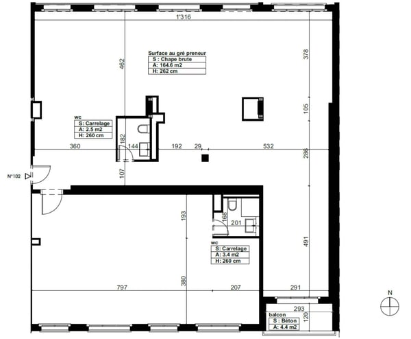 Surfaces de bureaux à louer proche de la gare 10