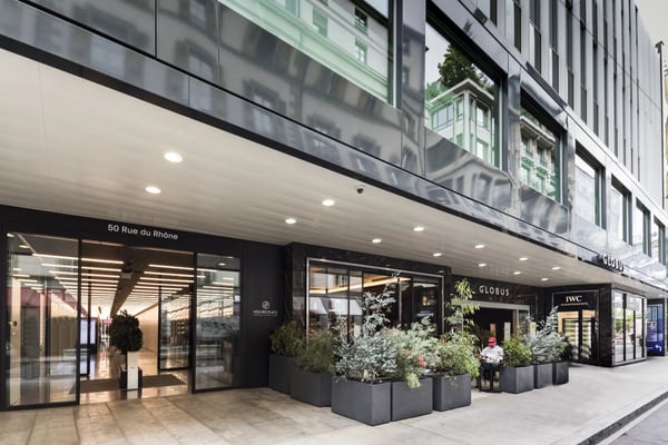 Surfaces de bureaux à la rue du Rhône 1