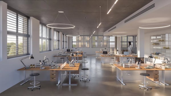 Surfaces d'activité dans un nouveau pôle industriel aux Charmilles 4