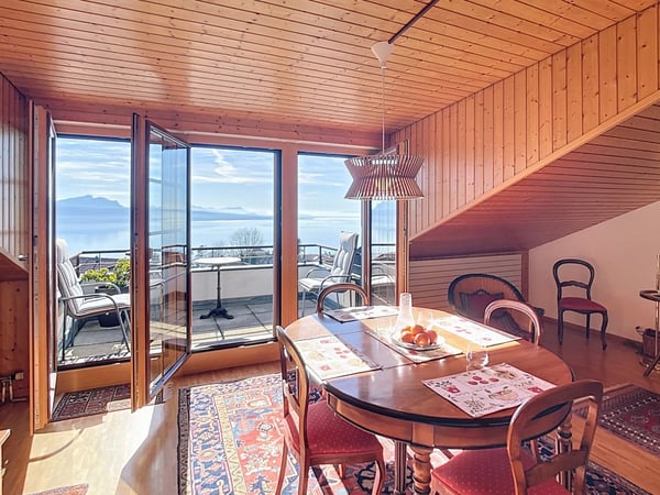 Appartement en attique de 135 m² avec vue imprenable sur le bassin lémanique 9