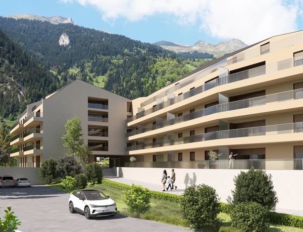 Appartement de 1.5 pièces dans une promotion neuve à Vouvry 1