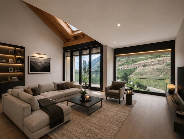Triplex d'exception avec vue panoramique à Saillon 3