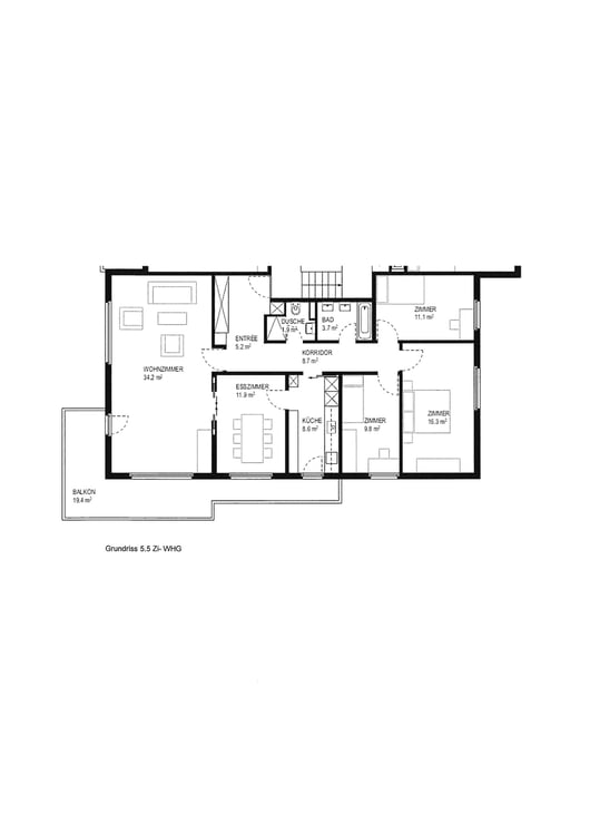 Stadt St. Gallen Rotmonten - wunderschöne Wohnlage 5