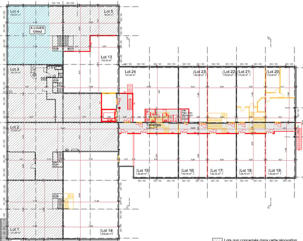 Bureaux lumineux de 136m2 à louer au 1er étage 5