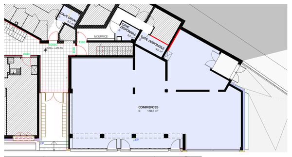 Surface artisanale / showroom de 180.5 m² à louer - Lausanne 3