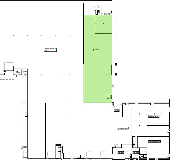 Atelier 580 m2 au rez -  Plusieurs places de parc - Hauteur 4.5 6