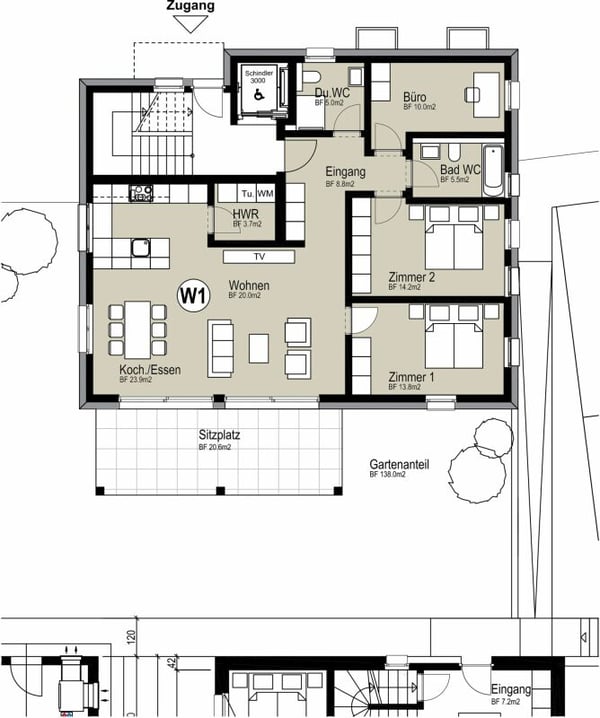 4.5-Zimmer Neubau-Gartenwohnung in der Ferienregion Lenzerheide 12