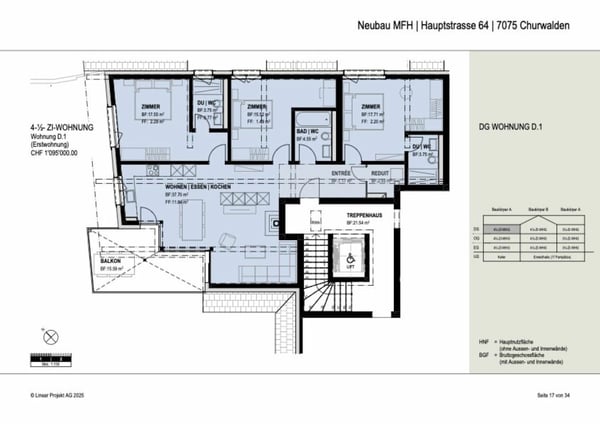 Wohnen in der Ferienregion Lenzerheide auf grosszügigen 130m2 mit 2 Garagenplätzen für unter 1 Million! 9