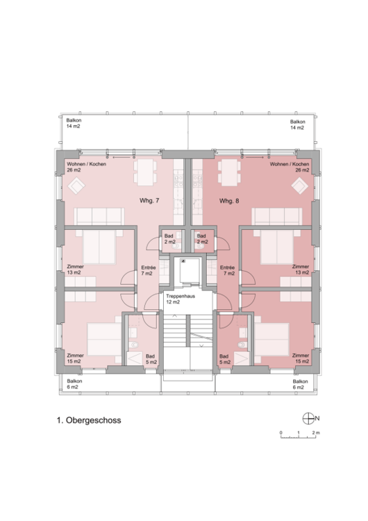 3.5 Zimmer-Neubaumietwohnung Nr. 7 im 1. OG 6