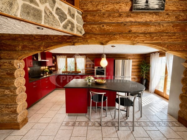 MAISON INDIVIDUELLE D'EXCEPTION EN RONDINS DE BOIS 3