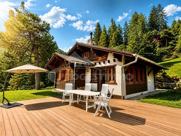 CHARMANT CHALET AU COEUR D'UN CADRE ALPIN PRIVILÉGIÉ 1