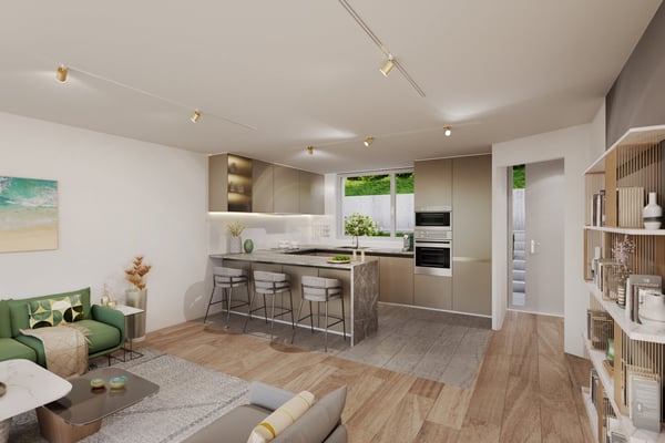 Proche Vevey, nouveau projet de 3 villas de 5.5 pces - vue panoramique 6