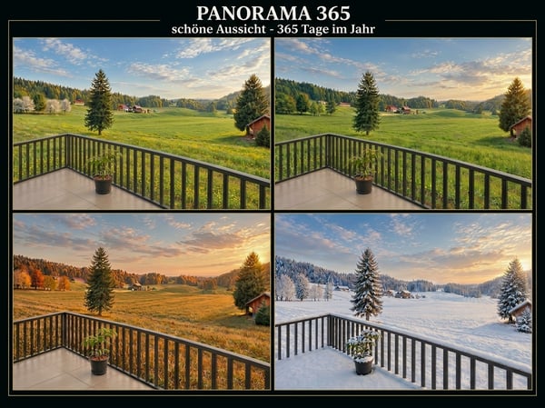 BIRCHWIL - 4.5 Zimmer Dachwohnung mit schöner Aussicht aus fast allen Räumen