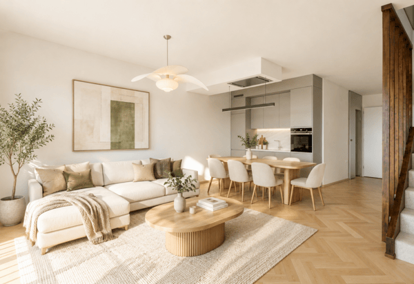 Duplex de 3.5 pièces + bureau avec fort potentiel et vue imprenable 2
