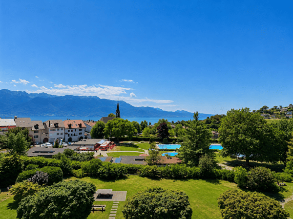 Spacieux 4.5 pièces avec vue panoramique sur le lac et les montagnes