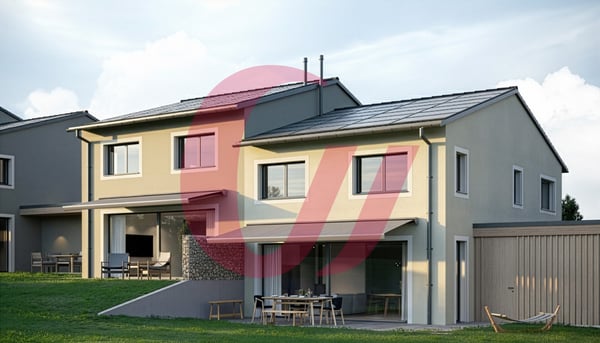 A VENDRE - 5 VILLAS JUMELEES - RIVE DE L'ONDINE - RIAZ 6
