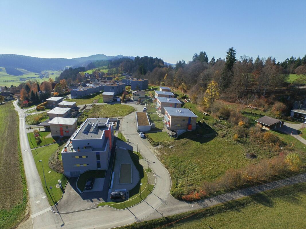 Deux villas mitoyennes Minergie à construire
