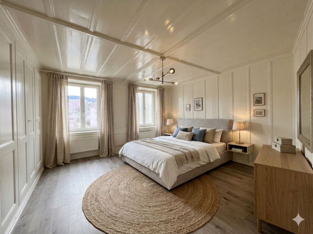 Bel appartement de 5 pièces avec jardin commun